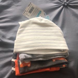 NWT baby caps 0-6 months